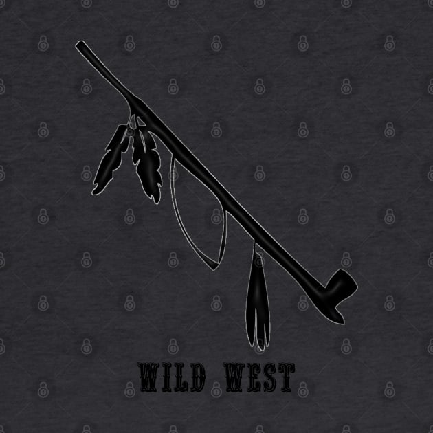 Western Era - Wild West Indian Peace Pipe by The Black Panther